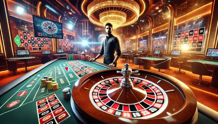Ilustrasi dukungan pelanggan dan Responsible Gaming di platform luas hkpool